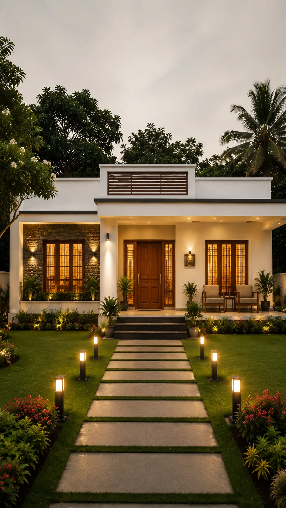 Luxury Contemporary Villa by LISERA BUILDERS LLP
